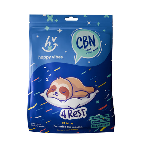 4 REST CBN Gummies