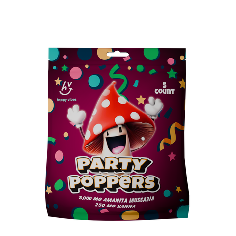 Party Poppers (Amanita Muscaria Gummies)